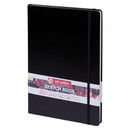 Art Creation Skissebok m/strikk 140g A4 – Sort