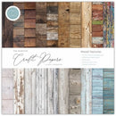 Essential Craft Papers 12x12 Inch Paper Pad Wood Textures