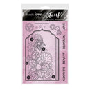 Stamp-a-tag Metal blossoms