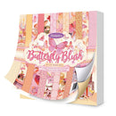 Butterfly blush Paper pad 8"x8"