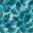 Go with the flow Mosaic Leaves Turquoise 0,5m