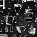 Perfect brew Rise 'N Grind Black/White  0,5m