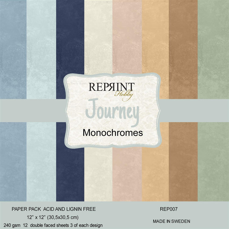 Paperpack Reprint - Journey Monochromes - 12x12