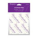 3-d foam pads 2mm 19mmx38mm