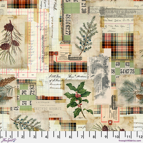 Woodland Collage - Multi || Holidays Past Tim Holtz Eclectic Elements 0,5m