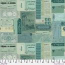 Tim Holtz Palette Teal Ephemera 0,5m
