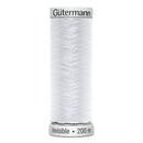 Gütermann Invisible 200m – 1001 – Hvit