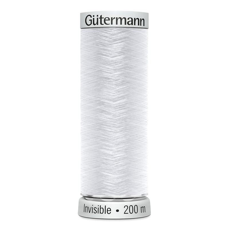 Gütermann Invisible 200m – 1001 – Hvit