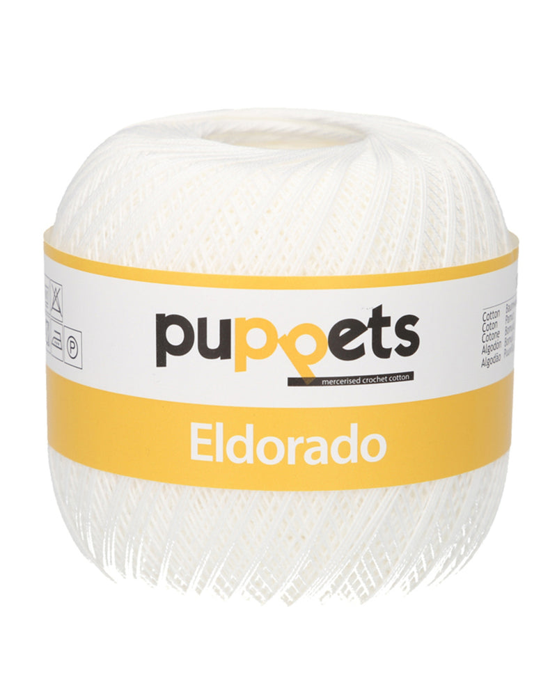 Puppets eldorado 100gr hvit nr 12