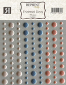 Adhesive Enamel Dots Cozy Season