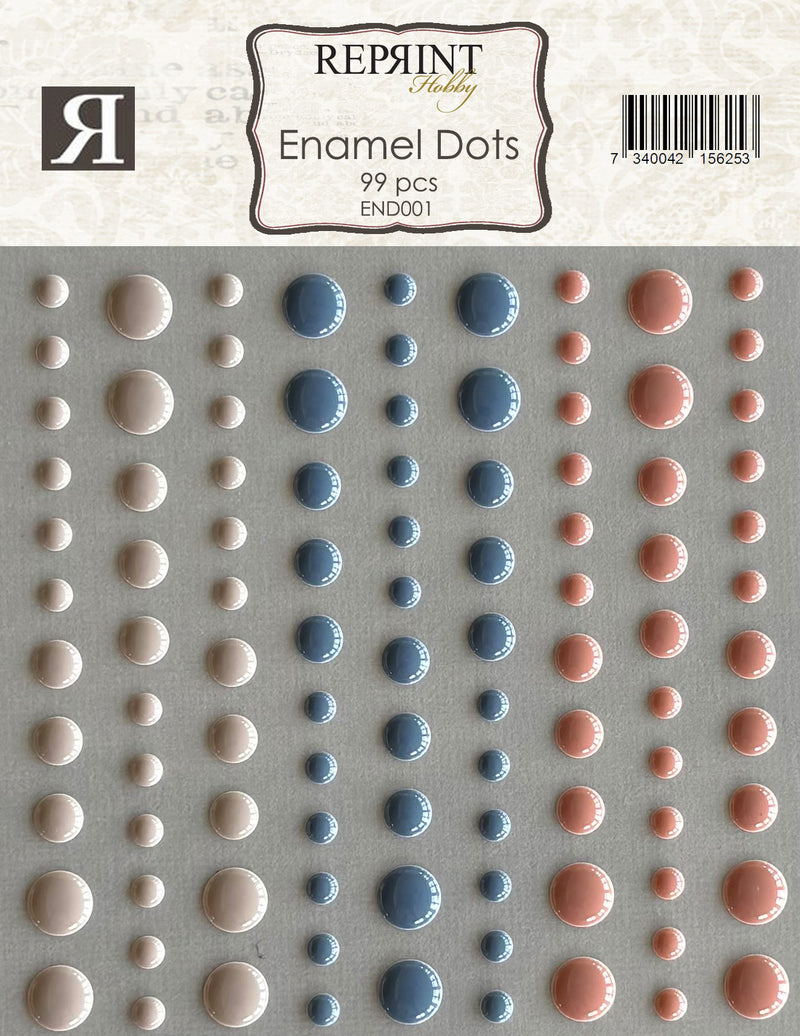 Adhesive Enamel Dots Cozy Season