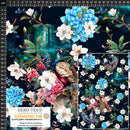 Peacock garden Jersey Panel