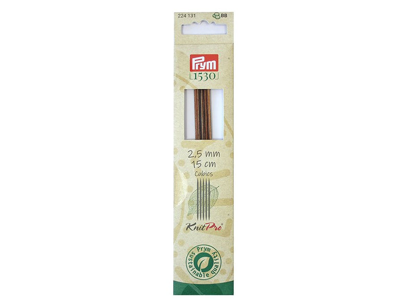 Prym 1530 Knitpro CUBICS Settpinner 5stk 15cm – 2,5