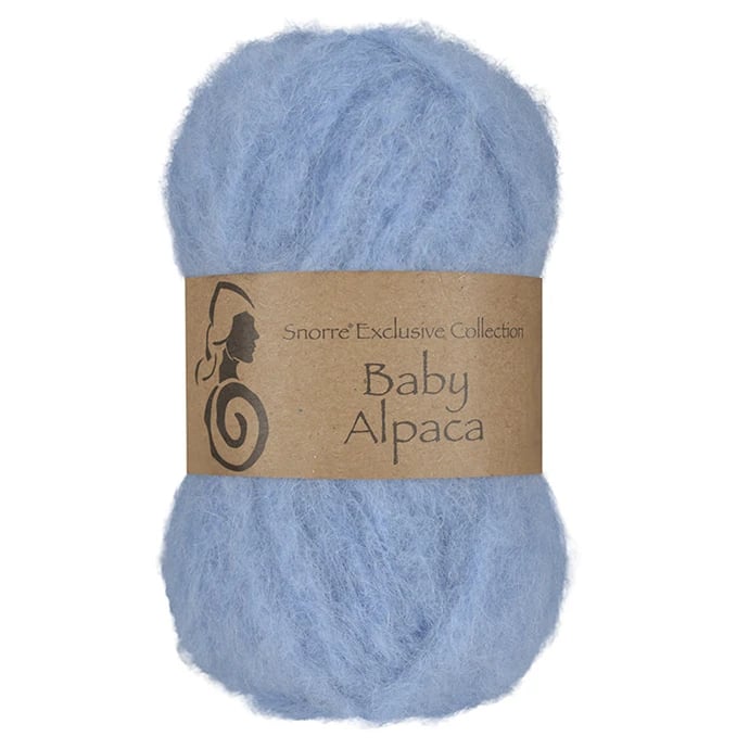 Viking baby alpaca 320 Blå