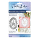Moonstone Dies - Blossoming Oval Frame & Flourishes