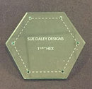 Sue Daley 1-1/4in Hexagon Template