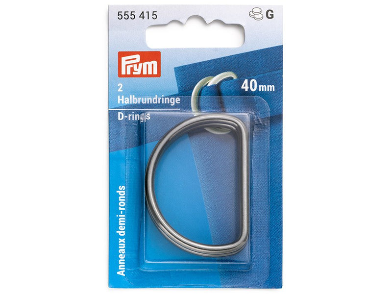 Prym D-ring gunmetal 40mm