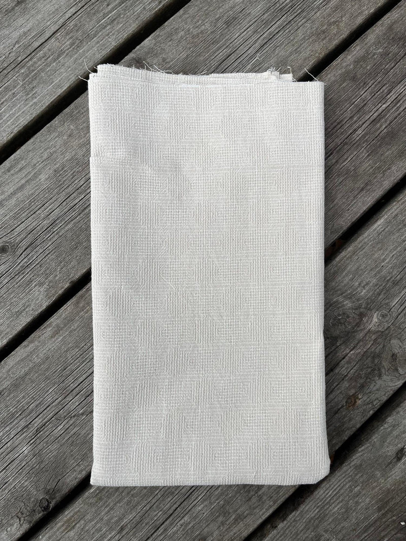 Japansk bomull med struktur Krem 0,5m