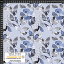 Light & lush viscose Blue leaf Pr dm