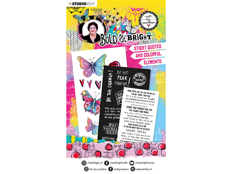 Bold & Bright sticker pad