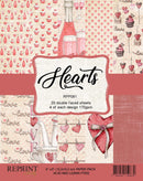 Paperpack Hearts 6x6