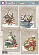 Christmas Animals 04 Card Kit