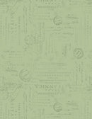 Garden grace Script Texture Sage 0,5m