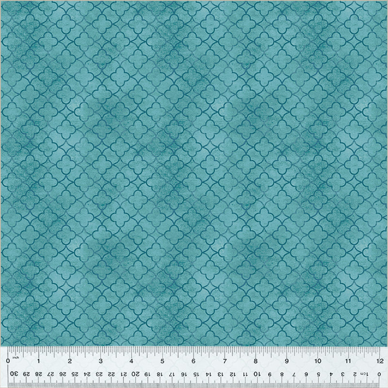 Blake Quatrefoil Teal 0,5m