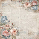 Reprint -Quiet Moments Faded Floral - 12x12