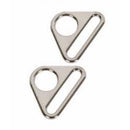 By Annie Triangle ring 1,5" flat nickle