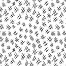 Stitchy HASHTAGS BLACK/WHITE  0,5m