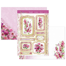 Fuchsia Flowers Luxury Topper Set