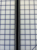 1" veske webbing svart stripe 3,3m