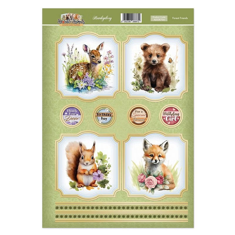 Forest Friends Topper Sheet