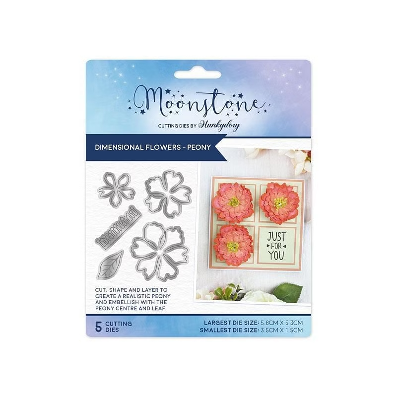 Moonstone Dies - Dimensional Flowers - Peony