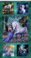 Unicorn magic Panel teal Panel