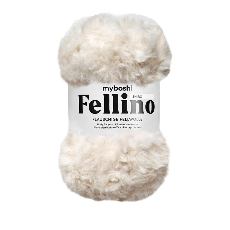 Myboshi Fellino 65m – 891 Shiro Hvit