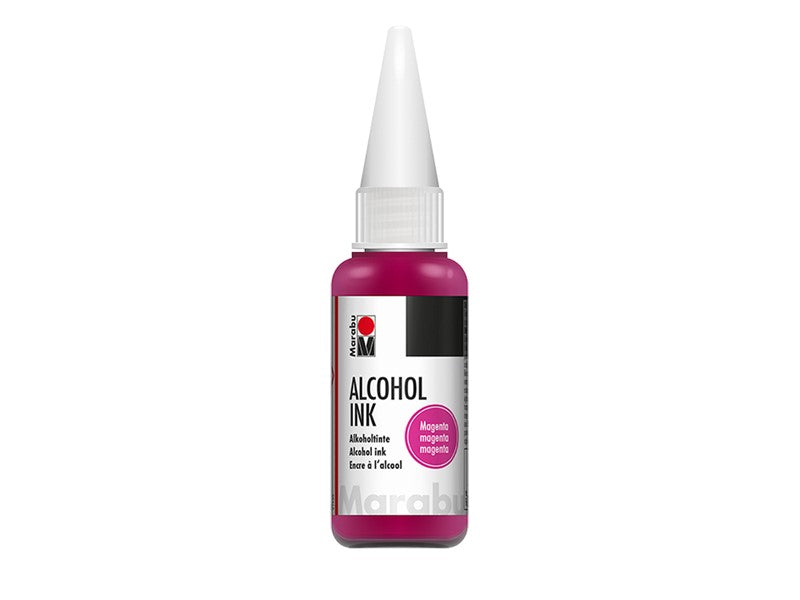 Alcohol ink magenta