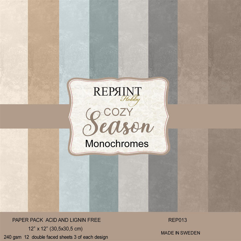 Cozy Season Monochromes - 12x12