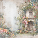 Reprint - The Pottery Collection - Blooming entrance - 12x12