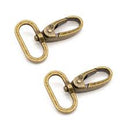 By Annie two 1" swivel hooks Antique brass
