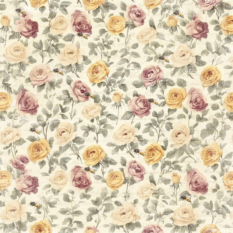 Reprint - Summer Roses - 12x12