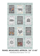 Chalk Barn Panel Teal/Multi