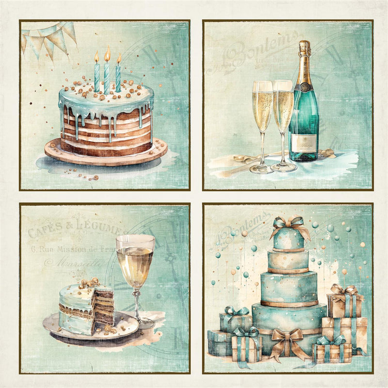 Reprint - Birthday - Cards - 12x12