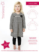 Minikrea mønster T.shirt kjole 50003*