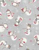 Frosty Merry Mints Snowman toss gray Pr dm