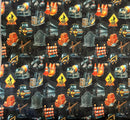 Construction jogging fabric 1m