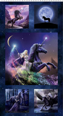 Unicorn magic Dark navy Panel