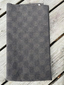 Japansk bomull med struktur Mørk brun 0,5m