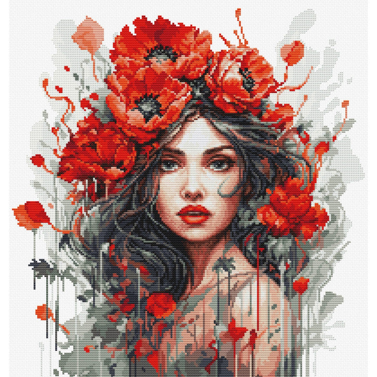 The Girl With Poppies